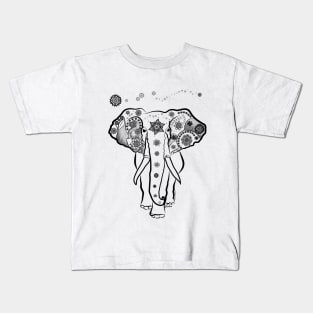 Elephant and Mandalas Kids T-Shirt